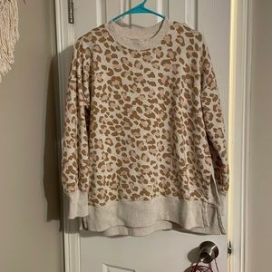 AERIE Cheetah Crewneck Sweatshirt 🐆